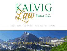 Tablet Screenshot of kalviglaw.com